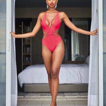 Maillot de bain 1 pièce couleur unie