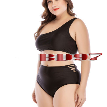 BD97 femme été bikini noir 2 pièces