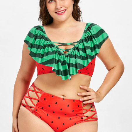 Bikini deux pièces dos fermé
