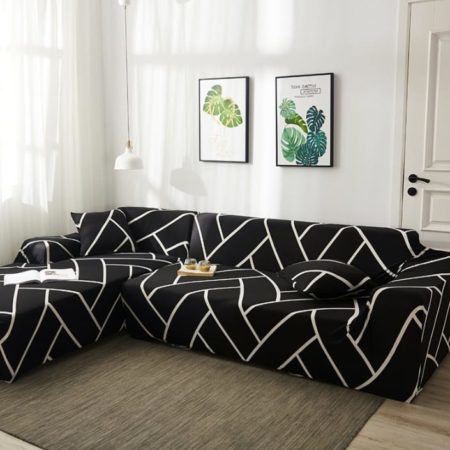 Housse de canapé d’angle (77,5€) ou canapé unique à 39€