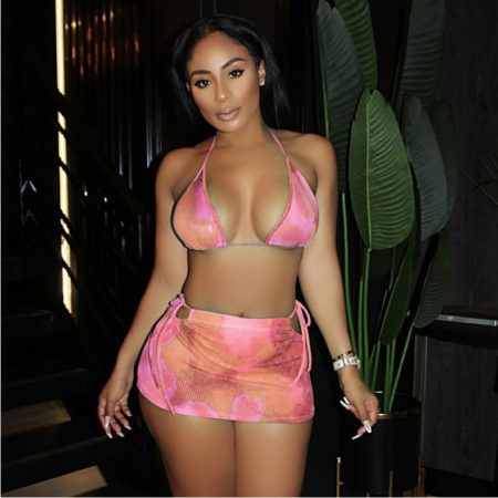 Maillot de bain  Rose 2 pièces