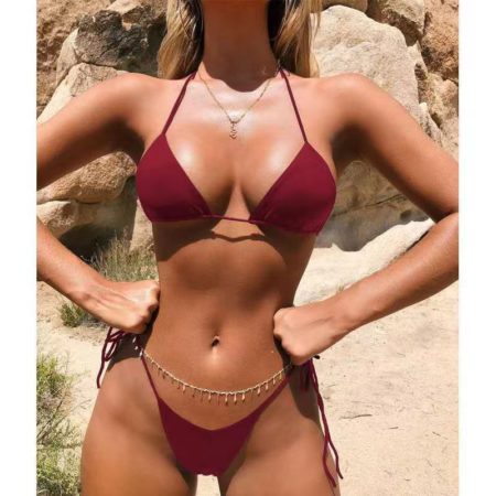 Maillot de bain couleur unie