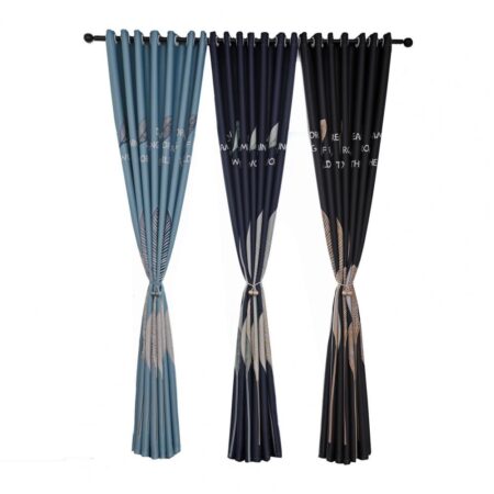 Ensemble voile et rideaux fenètre occultant