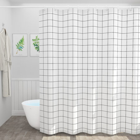 Rideau salle de bain design