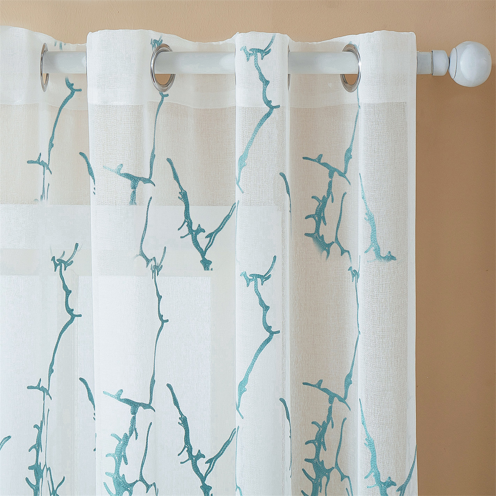 Rideaux voile a motif – Image 4