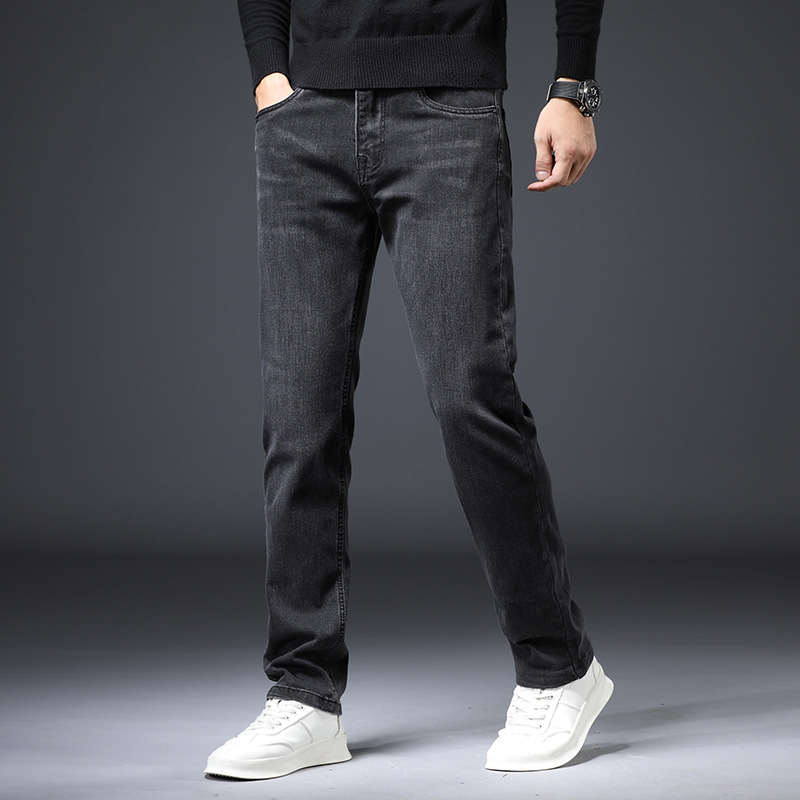 Pantalon jeans élastique stretch long pour hommes – Image 7