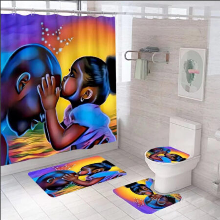 Ensemble déco salle de bain moderne
