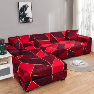 Housse rouge pour tous type de canapé