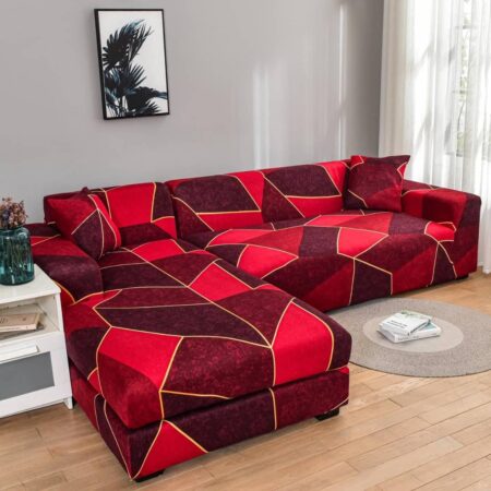 Housse rouge pour tous type de canapé