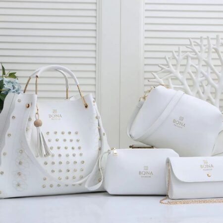 ensemble sac à main blanc