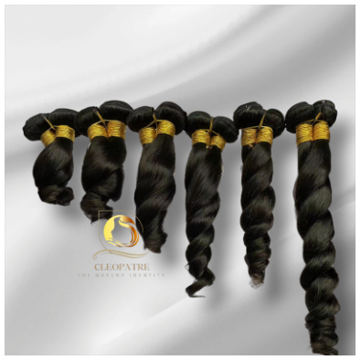 Bottes de Tissages Kinky Curl - Noir et Gris, Cheveux Naturels