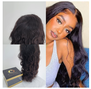 Perruque Tête Complète Kinky Curl - Cheveux Noirs et Gris, Densité 250